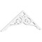 Ekena Millwork Pitch Bordeaux Architectural Grade PVC Gable Pediment, 36"W x 12"H x 1"P (8/12) GPP036X012X100BOR - alternate 1